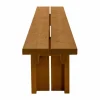Vaarnii 013 Osa Outdoor Bench bänk Värmebehandlad furu 270x37x49 cm