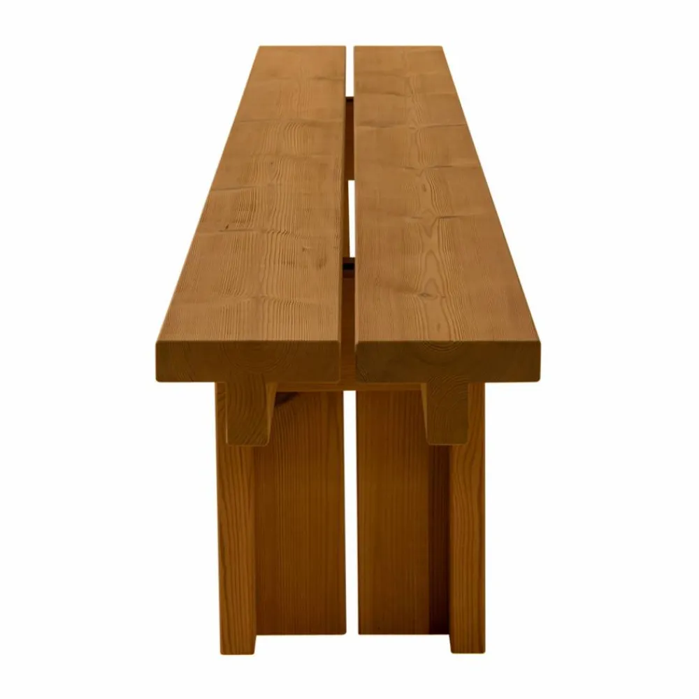 Vaarnii 013 Osa Outdoor Bench bänk Värmebehandlad furu 270x37x49 cm