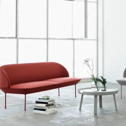 Discount Muuto Oslo soffa 2-sits Steelcut 160-Light grey