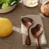 Ferm Living Os salladsbestick 2 delar Dark brown