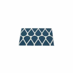 New Pappelina Otis badrumsmatta ocean blue/vanilla 70x50 cm