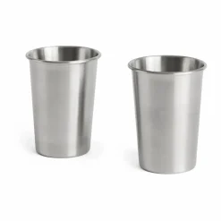 HAY Outdoor Market mugg Rostfritt stål 400 ml 2-pack