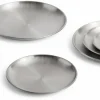 HAY Outdoor Market tallrik Rostfritt stål Ø13 5 cm 2-pack