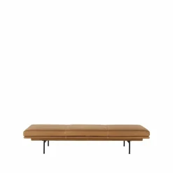 Clearance Muuto Outline dagbädd Refine leather cognac-Black