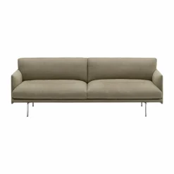 Muuto Outline Soft soffa Clay 15-aluminiumben 3-sits