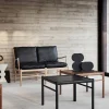 Discount Carl Hansen & Søn OW149-2 Colonial soffa 2-sits Loke 7150 läder-vitoljad ek