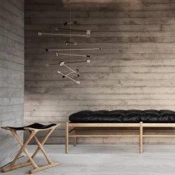 Carl Hansen & Søn OW150 dagbädd Läder loke 7050 brun-Oljad ek
