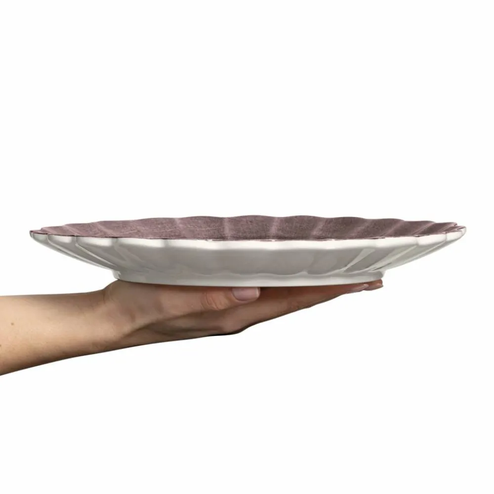 Best Mateus Oyster tallrik 28 cm Plommon