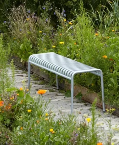 Best HAY Palissade bänk 120x42 cm Hot galvanised