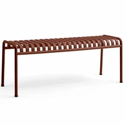 Outlet HAY Palissade bänk 120x42 cm Iron red