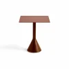 Online HAY Palissade Cone kvadratiskt cafébord 65x65 cm Iron red