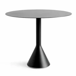 HAY Palissade Cone runt cafébord Anthracite ø90