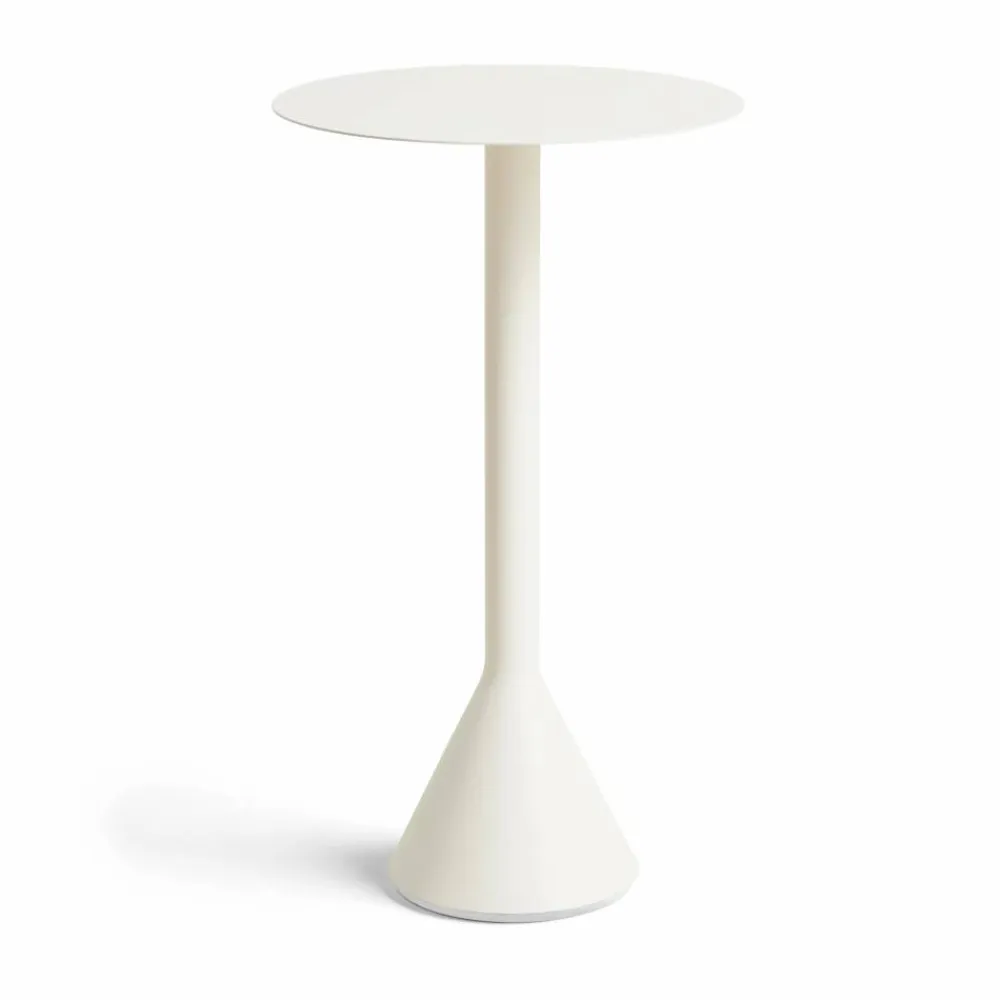 HAY Palissade Cone runt cafébord Cream white Ø60 cm