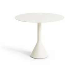 HAY Palissade Cone runt cafébord Cream white Ø90 cm