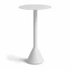 Sale HAY Palissade Cone runt cafébord Sky grey Ø60 cm