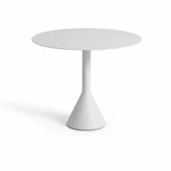 Clearance HAY Palissade Cone runt cafébord Sky grey Ø90 cm