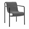 HAY Palissade Dining Quilted karmstolsdyna Anthracite