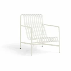 HAY Palissade High loungefåtölj Cream white