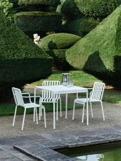 Clearance HAY Palissade matgrupp 2 stolar 82 5x90 cm cream white
