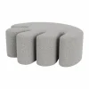 Outlet Hem Palma puff Large 99x118 cm Pebble