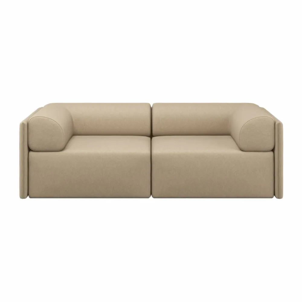 Best Hem Palo Block 2-sits soffa med armstöd Low 200 cm Beige