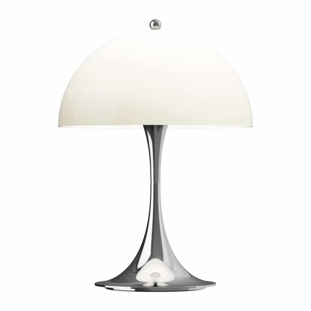 Louis Poulsen Panthella 250 portabel bordslampa V3 Chrome opal beige