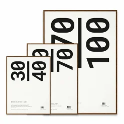 Discount Paper Collective ram plexiglas-mörk ek 30x40 cm