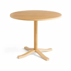 New HAY Pastis Table matbord Ø90 Lacquered oak