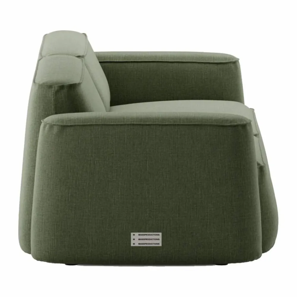Massproductions Patch 2 5-sits soffa Linara 100 Tarragon