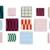 Outlet HAY Pattern Lunch servett 33x33 cm 20-pack Off white-blue grid