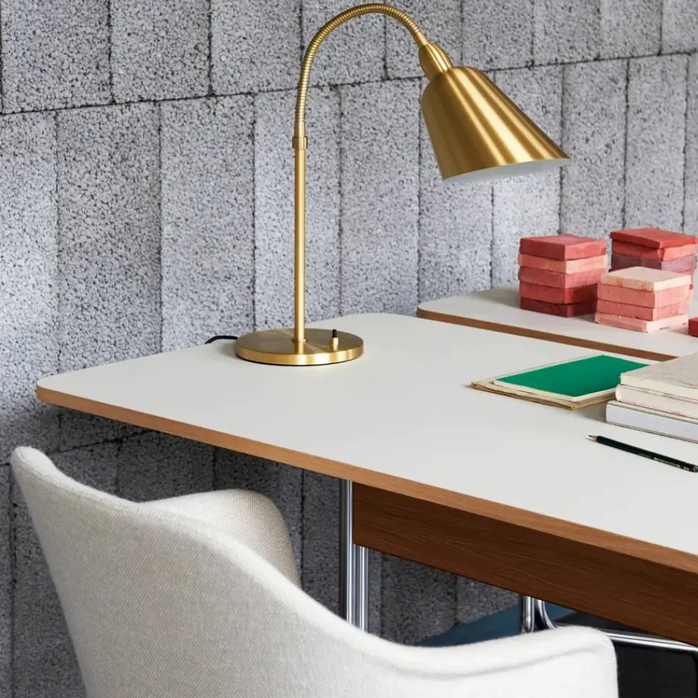 Sale &Tradition Pavilion AV16 skrivbord black linoleum svartlackad ek svarta ben