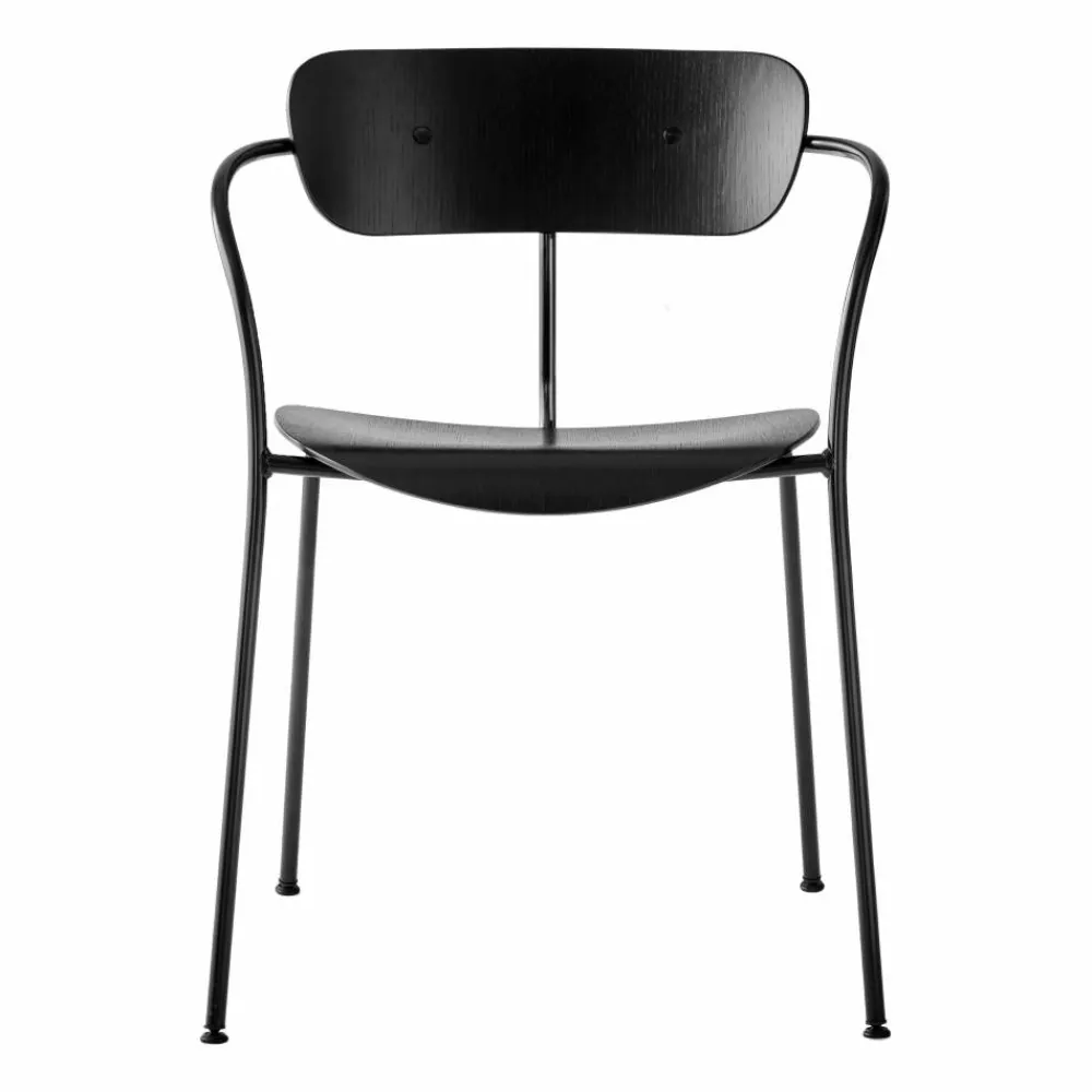 Discount &Tradition Pavilion stol AV2 svartlackerad ek