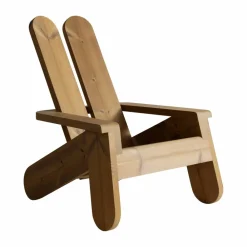 Vaarnii 015 Peace Outdoor Lounge Chair loungestol Värmebehandlad furu