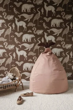 Barn Ferm Living Pear bean bag sittsäck Dusty Rose