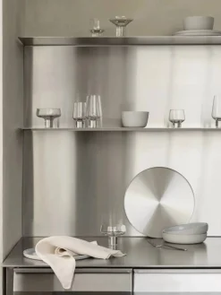 Best blomus PEASY bricka L Ø38 cm Stainless steel
