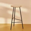 New Warm Nordic Pebble barpall ask olja h.65 svart stativ
