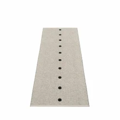 Sale Pappelina Peg gångmatta black/linen 70x200 cm