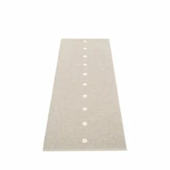 Hot Pappelina Peg gångmatta linen/vanilla 70x200 cm