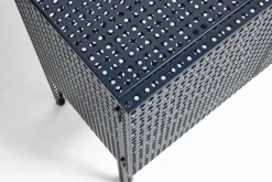 Clearance HAY Perforated Cabinet skåp small Steel blue