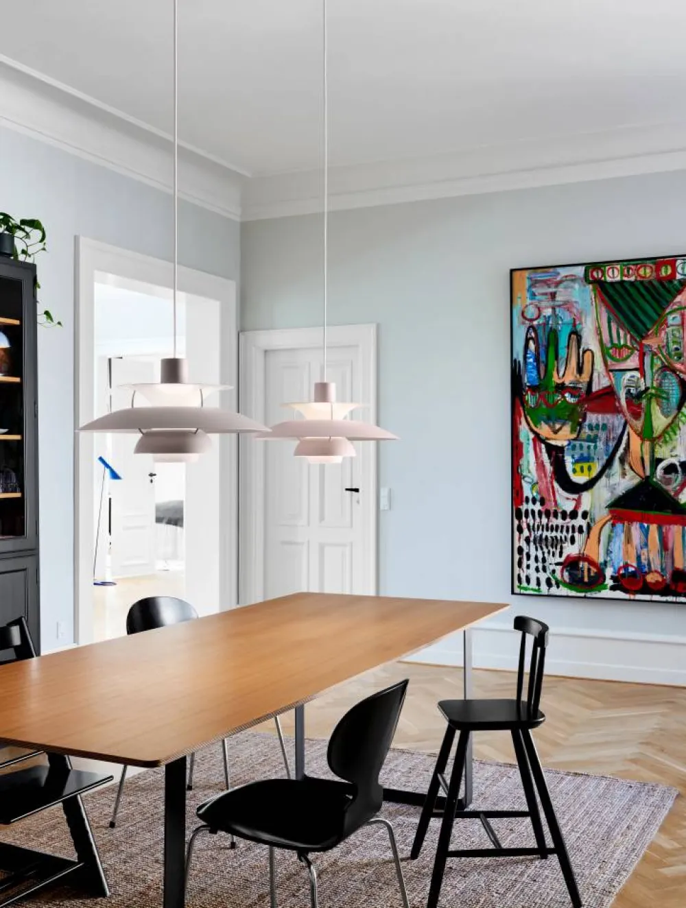 Outlet Louis Poulsen PH 5 pendel monokrom Ostrongrå