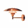 Louis Poulsen PH vägglampa Brushed copper