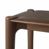 Ethnicraft PI bänk 126x35 cm Lackad teak brown