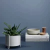 Woud Pidestall blomkruka small Ø15 cm Grå