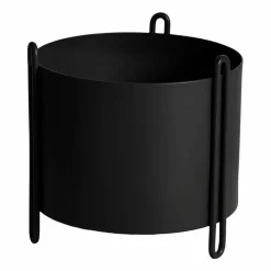 Woud Pidestall blomkruka small Ø15 cm Svart