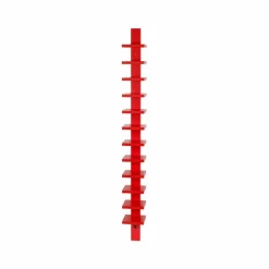 Källemo Pilaster vägghylla Röd betsad
