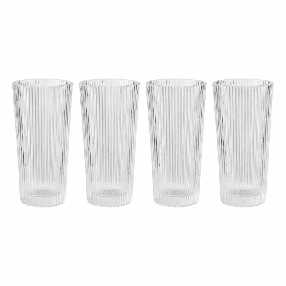 New Stelton Pilastro long drink glas 30 cl 4-pack Clear