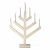 Scandi Living Pine adventsljusstake 62 cm Vitlaserad