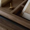 Pira G2 hyllsystem F C A Black/Walnut 256-264 cm
