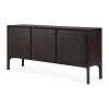 Ethnicraft PI Sideboard Teak dark brown 3 dörrar