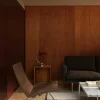 Discount Fritz Hansen PK22 fåtölj Haze walnut läder-rostfritt stål